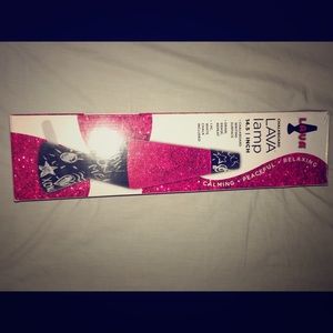 Pink glitter chalk board lava lamp.😃